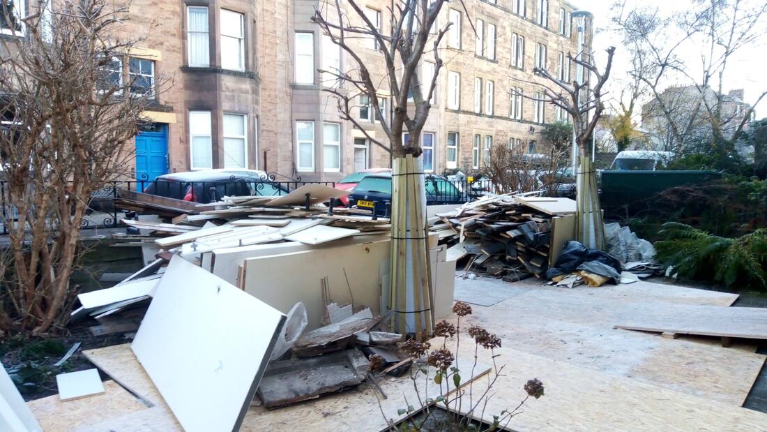 Rubbish removal in Glasgow by Glasgow man with a van, click here for an online rubbish removal quote